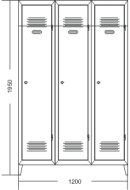 Szafa metalowa A5097 - 2