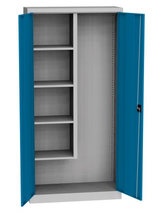 Szafa metalowa półkowa ubraniowa gospodarcza Kovos SPS 01U - 4