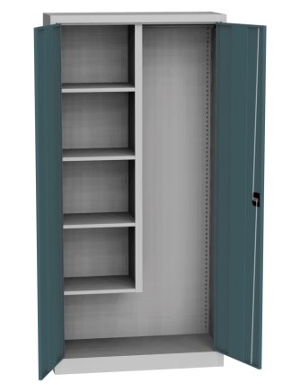 Szafa metalowa półkowa ubraniowa gospodarcza Kovos SPS 01U - 6