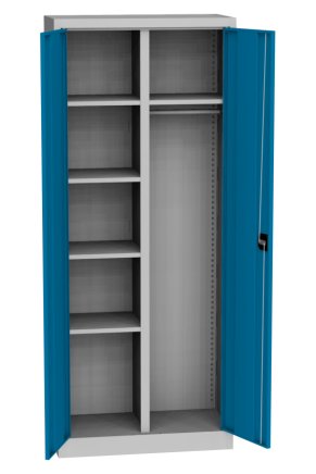 Szafa metalowa półkowa ubraniowa gospodarcza Kovos SPS 02P - 4