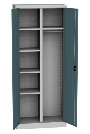 Szafa metalowa półkowa ubraniowa gospodarcza Kovos SPS 02P - 6