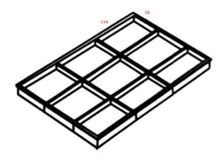 Organizer plastikowy 222P5 - 2