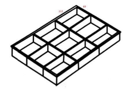 Organizer plastikowy 226P5 - 2