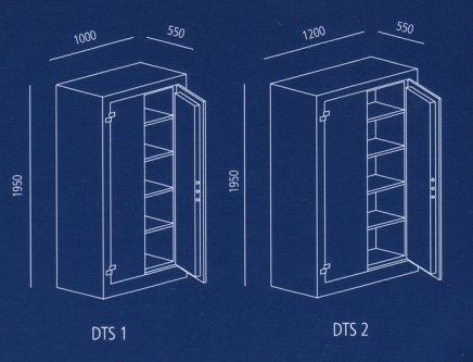 Sejf dwupłaszczowy DTS 1 - 2