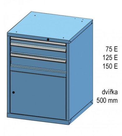 Kontenerek z szufladami ZB 99-2 - 2