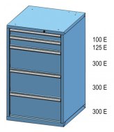 Szafka z szufladami ZB 120-3 - 2