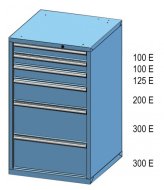 Szafka z szufladami ZB 120-5 - 2