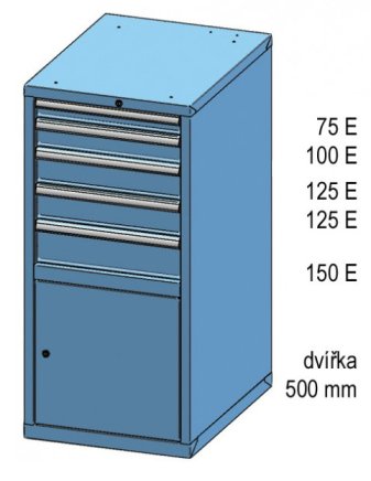 Szafka z szufladami ZE 120-2 - 2