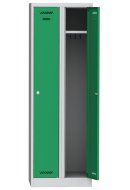 Szafka BHP pracownicza metalowa dwukomorowa BAS 32 A - 5