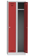Szafka BHP pracownicza metalowa dwukomorowa BAS 32 A - 4