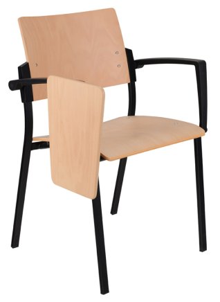 Krzesło konferencyjne Kwadratowe drewno - 3