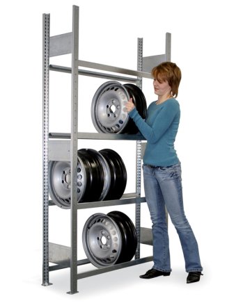 Dostawny regał na felgi META CLIP 3M (różne warianty) - 2