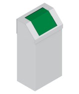 Kosz na śmieci 90L typu KOS 1269 - 3