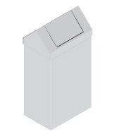 Metalowy kosz na śmieci 90L typu KOS 1262 - 3