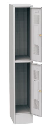 Szafka BHP pracownicza z drzwiami laminowanymi typu SHS 32AL - 2