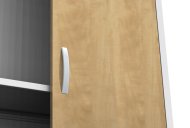 Szafka metalowa z drzwiami laminowanymi typu SPS 01CL - 4