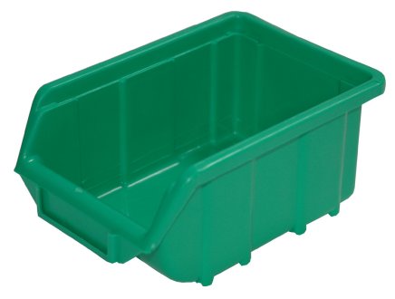 Pojemnik plastikowy Ecobox mały - kolor zielony - 1