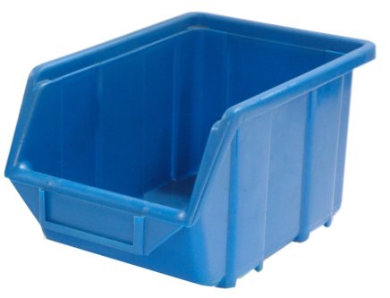 Pojemnik plastikowy Ecobox średni - kolor niebieski - 1