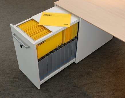 Kontenerek biurowy "Tower" BTW2ZFS - 2