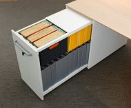 Kontenerek biurowy "Tower" BTW2ZFS - 3