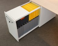 Kontenerek biurowy "Tower" BTW2ZFS - 4