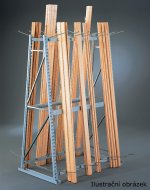 Regał magazynowy pionowy MINI-RACK dostawiany typ 76678 - 2