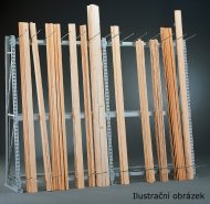 Regał magazynowy pionowy MINI-RACK dostawiany typ 76687 - 3