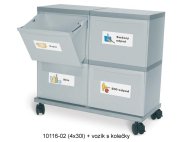 Zestaw koszy na śmieci ekomoduł 800x300 typ 143-67111 - 1