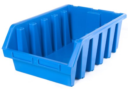 Pojemnik plastikowy Ergobox 5 - kolor niebieski - 1