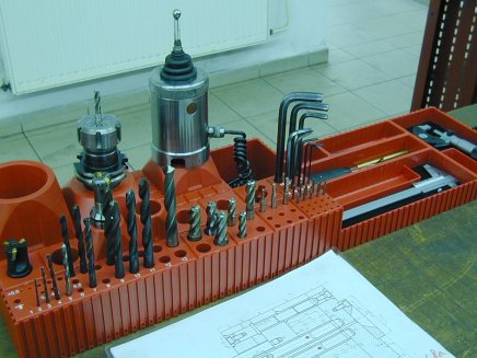 Plastikowy stojak CNC do frezów z chwytem cylindrycznym 4 mm - 3