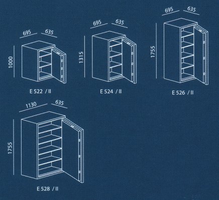 Sejf pancerny Royal E 528 S - 3