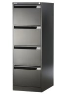 Metalowa szafka na dokumenty A4 z 4 szufladami - przegródki w komplecie - Bisley BS4E/FLS - 3