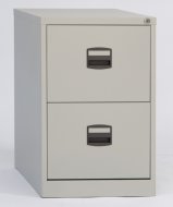 Metalowa szafka kartotekowa dwuszufladowa + przegródki w komplecie - Bisley CC2H1A/FLS - 8
