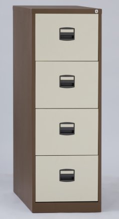 Szafka kartotekowa na dokumenty czteroszufladowa - Bisley CC4H1A/FLS - komplet z przegródkami - 8
