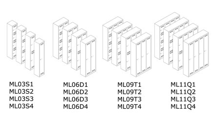 Szafa BISLEY ML09T2 - 3