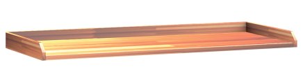 Deski z podwyższoną krawędzią o wymiarach 1500 / 2000 x 750 mm - 1