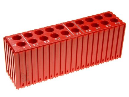 Plastikowe pudełko do przechowywania wierteł D12-D13.9 - 1