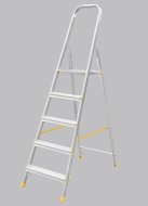 Drabina aluminiowa 5-stopniowa łącznie z platformą Eurostyle 915 - 1