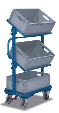 Wózek ze skrzyniami plastikowymi typ sw-400.805 - 1