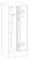 Szafa metalowa o obniżonej wysokości MSum 420S szerokość 800 mm - 3