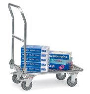 Wózki platformowe aluminiowe ze składaną rączką KW (2 modele) - 2