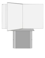 Tablica dwuczęściowa do pisania markerami - PIVOT KB (2 modele) - 5