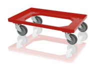 Wózek transportowy na skrzynki i pojemniki - 4 koła skrętne (6 modeli) - 1