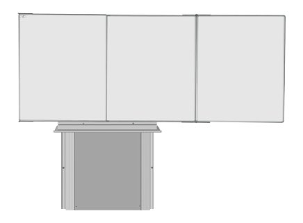Tablica na stojaku Tryptyk BBBBB + ramię do projektora (2 modele) - 3