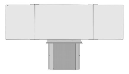 Tablica na stojaku Tryptyk BBBBB + ramię do projektora (2 modele) - 2