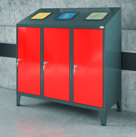 Kosz do segregacji śmieci 120L MPO 01r - 4