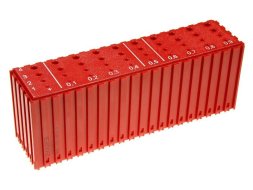 Plastikowe pudełko do przechowywania wierteł D1-D4,9