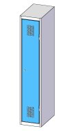 Szafka metalowa jednodrzwiowa XS31-15 - 3