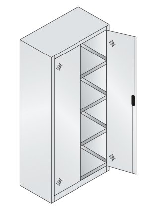 Szafa warsztatowa na substancje niebezpieczne CP 8921-315 - 3