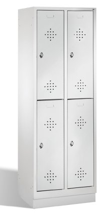 Szafka metalowa dzielona na pół na cokole CP 8320-20 - 2